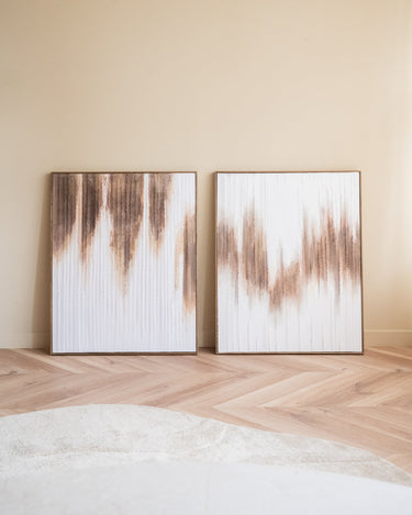 Handgeschilderde Groot Schilderij Dominica - Things I Like Things I Love