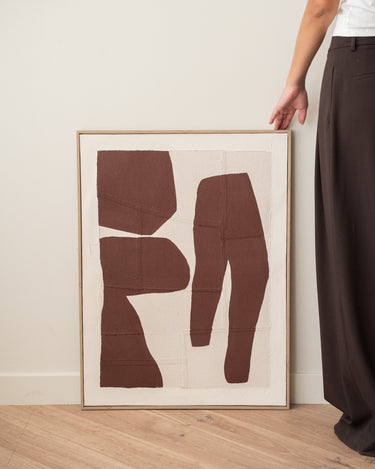 Handgeschilderde Schilderij Isa Bordeaux - Things I Like Things I Love