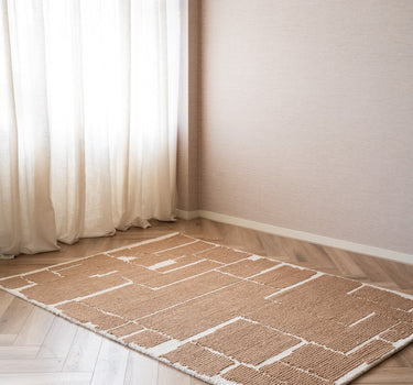 Handgeweven Vloerkleed Intarsio Bruin - Things I Like Things I Love