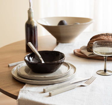 Handmade Breakfast Plate Serpa Beige - Things I Like Things I Love