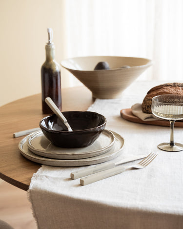 Handmade Breakfast Plate Serpa Beige - Things I Like Things I Love