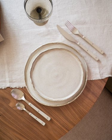 Handmade Breakfast Plate Serpa Beige - Things I Like Things I Love