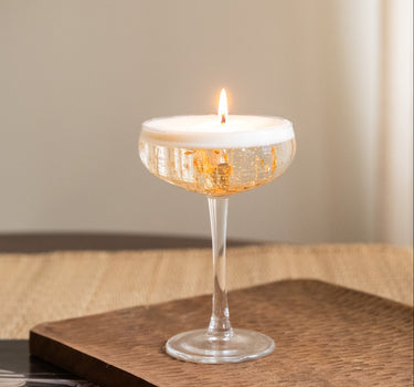 Handmade Candle Champagne - Things I Like Things I Love