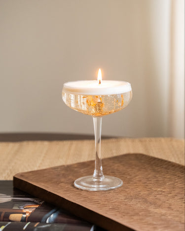 Handmade Candle Champagne - Things I Like Things I Love