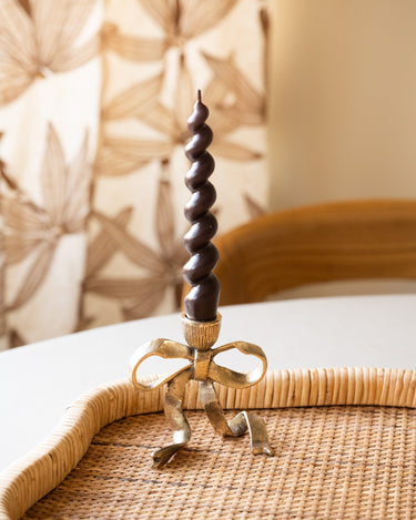 Handmade Candle Holder Riley Ribbon - Things I Like Things I Love