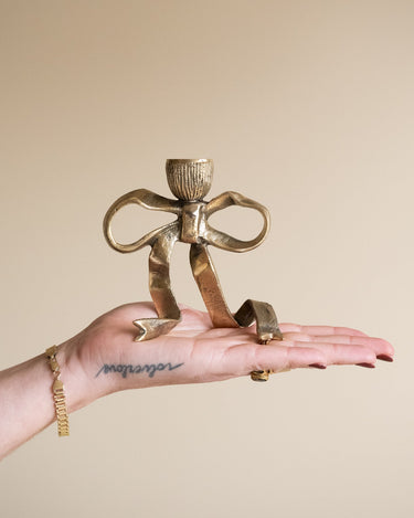 Handmade Candle Holder Riley Ribbon - Things I Like Things I Love