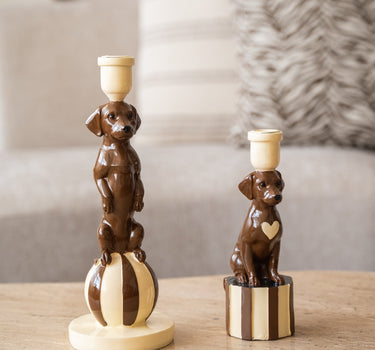 Handmade Candle Holder Sausage Dog - Things I Like Things I Love