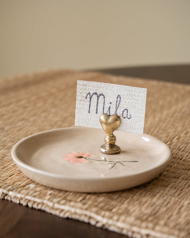 Handmade Card Holder Holly Heart - Things I Like Things I Love