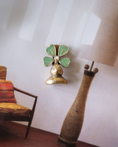 Handmade Card Holder Lucky Clover - Things I Like Things I Love