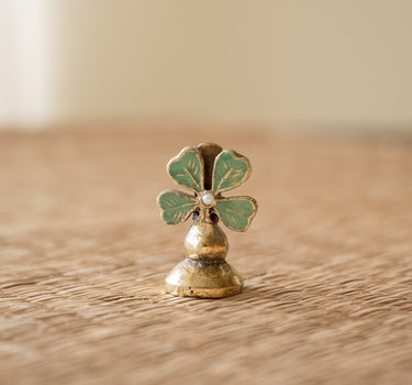 Handmade Card Holder Lucky Clover - Things I Like Things I Love