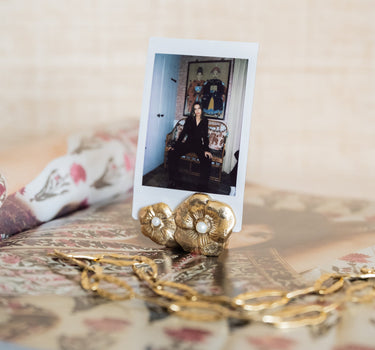 Handmade Card Holder Zoey Flower - Things I Like Things I Love