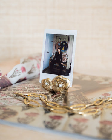 Handmade Card Holder Zoey Flower - Things I Like Things I Love