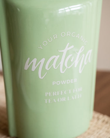 Handmade Cutlery Jar Matcha Green - Things I Like Things I Love