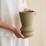 Handmade Deco Vaas Engobe Green - Things I Like Things I Love