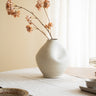 Handmade Deco Vase Cream Stoneware - Things I Like Things I Love