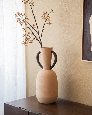 Handmade Deco Vase Malvasia Beige - Things I Like Things I Love