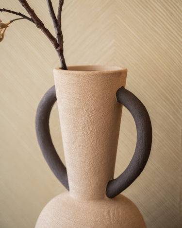 Handmade Deco Vase Malvasia Beige - Things I Like Things I Love