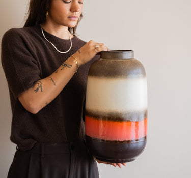Handmade Deco Vase Rustic Sunset - Things I Like Things I Love