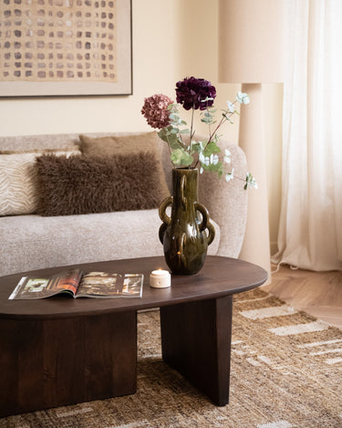 Handmade Deco Vase Zaza Olive Green - Things I Like Things I Love