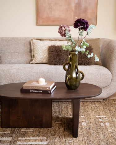 Handmade Deco Vase Zaza Olive Green - Things I Like Things I Love