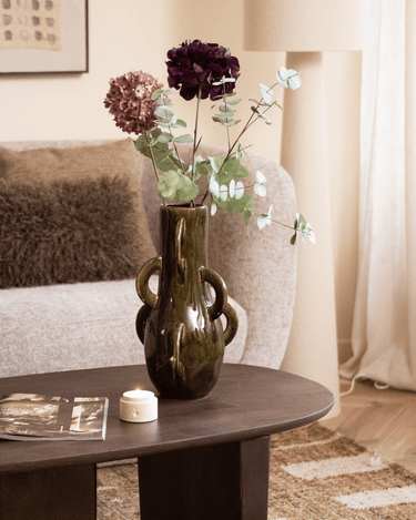 Handmade Deco Vase Zaza Olive Green - Things I Like Things I Love