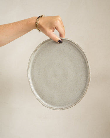 Handmade Dinner Plate Serpa Beige - Things I Like Things I Love