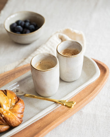 Handmade Espresso Mug Serpa Beige - Things I Like Things I Love