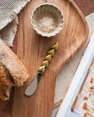 Handmade Holly Heart Butter Knife - Things I Like Things I Love