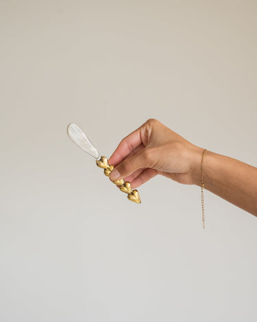 Handmade Holly Heart Butter Knife - Things I Like Things I Love