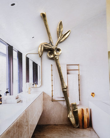 Handmade Hook Bamboo Twig Brass - Things I Like Things I Love