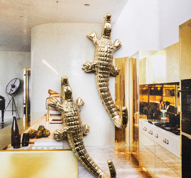 Handmade Hook Chewy Crocodile Brass - Things I Like Things I Love