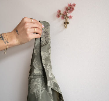 Handmade Hook Elodie Flowers Brass - Things I Like Things I Love