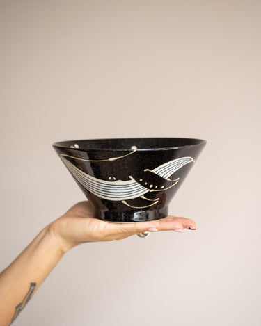 Handmade Japanese Bowl Whale Medium - Things I Like Things I Love