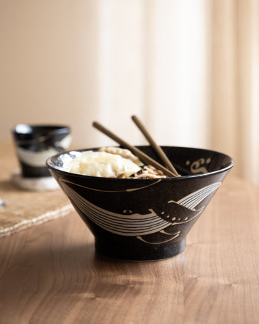 Handmade Japanese Bowl Whale Medium - Things I Like Things I Love