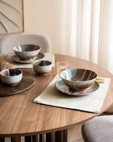 Handmade Japanese Dinner Plate Aka - Cha - Things I Like Things I Love