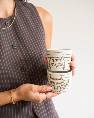 Handmade Japanese Mug Cat - Things I Like Things I Love