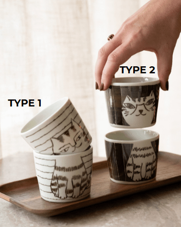 Handmade Japanese Mug Cat - Things I Like Things I Love