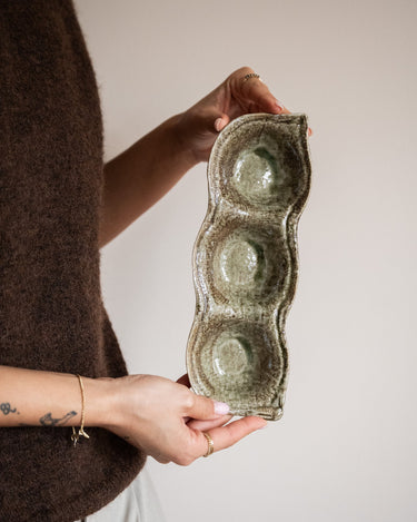 Handmade Japanese Sauce Dish Yamasan Triple - Things I Like Things I Love