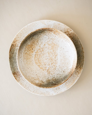 Handmade Japanese Yuki Deep Dinner Plate - Things I Like Things I Love