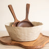 Handmade Large Salad Bowl Serpa Beige - Things I Like Things I Love