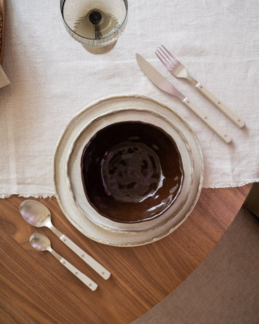 Handmade Medium Bowl Serpa Burgundy - Things I Like Things I Love