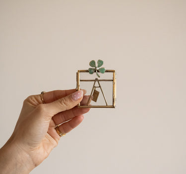 Handmade Mini Frame Lucky Clover - Things I Like Things I Love