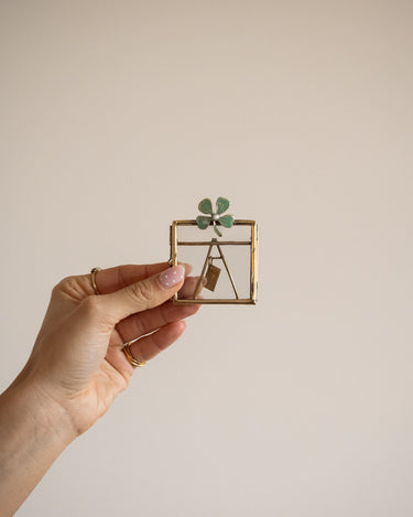 Handmade Mini Frame Lucky Clover - Things I Like Things I Love