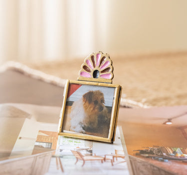 Handmade Mini Frame Rosie Roset Peach - Things I Like Things I Love