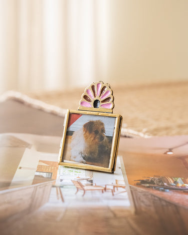 Handmade Mini Frame Rosie Roset Peach - Things I Like Things I Love