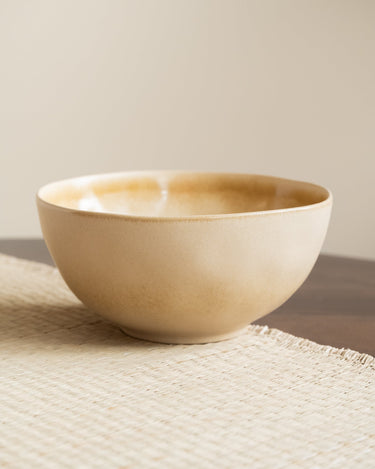 Handmade Salad Bowl Livia Champagne - Things I Like Things I Love