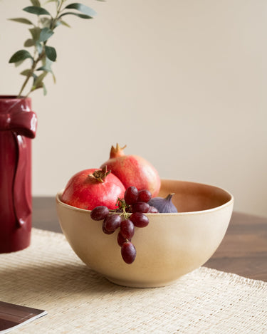 Handmade Salad Bowl Livia Champagne - Things I Like Things I Love
