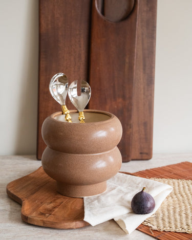 Handmade Salad Servers Holly Heart - Things I Like Things I Love