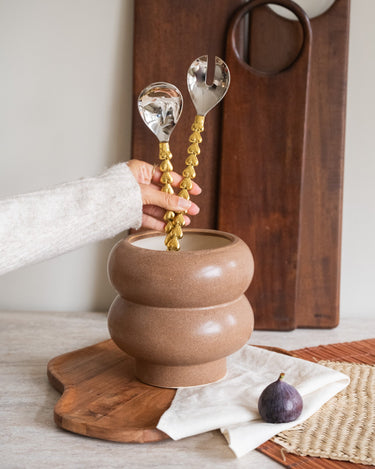 Handmade Salad Servers Holly Heart - Things I Like Things I Love