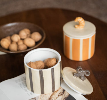 Handmade Storage Jar Bow - Things I Like Things I Love